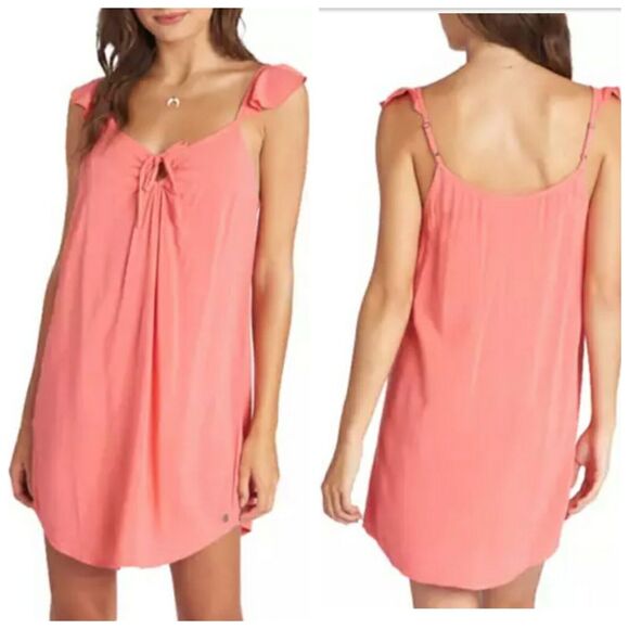 NWT Women's Roxy Final Days Strappy Top Peach Color Lightweight Size Small - Picture 1 of 9